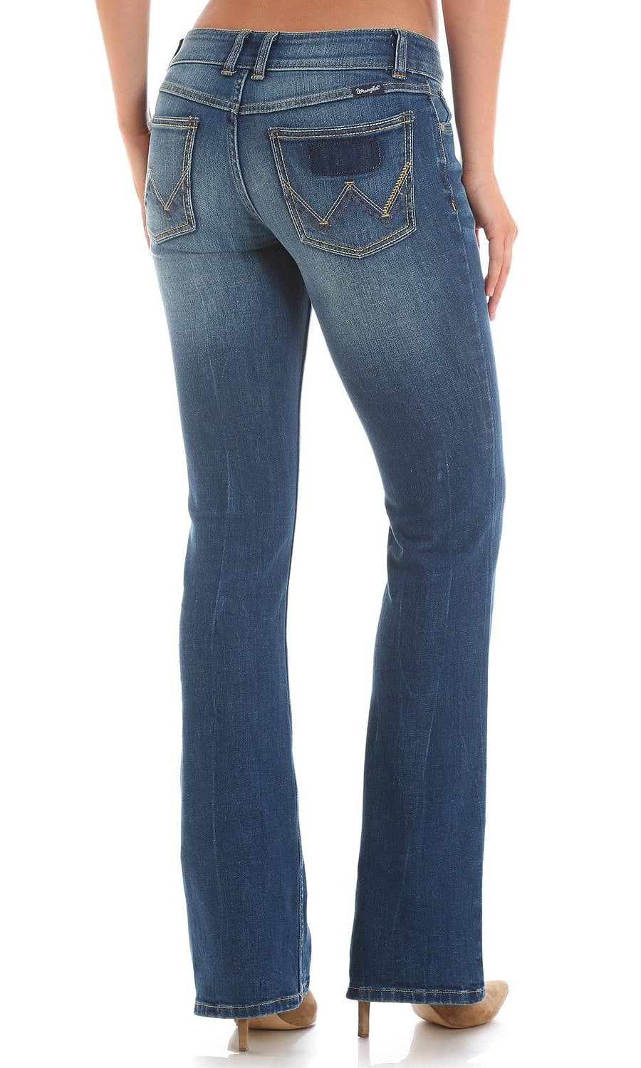 Wrangler Women's Indigo Retro Sadie Jeans Boot Cut - 07Mwzmd 
