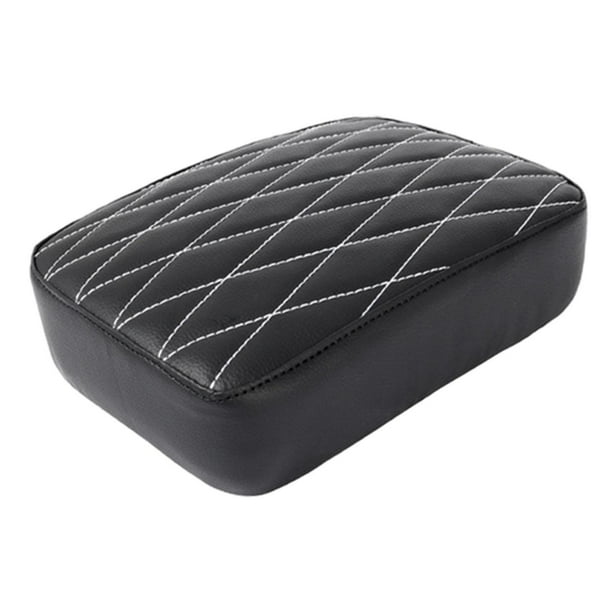 Padión de cuero cómodo negro para XL883 High Performance Rómbico