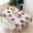 White, variant on Rectangular Tablecloth 60x84 Inch – Waterproof Polyester Printed Table Cover, Wrinkle Resistant, Washable for Kitchen & Dining, Sweet Fruit Pattern