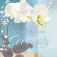 thumbnail image 3 of Evelia Designs 15x15 Black Modern Framed Museum Art Print Titled - Blue Floral Inspiration I, 3 of 5