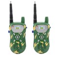 thumbnail image 1 of Walkie Talkies de 2 piezas Calidad de sonido súper clara y duradera que sostiene un intercomunicador inalámbrico cómodo para la comunicación entre padres e hijos (verde) YUNYI BRAND Deportes, 1 of 8