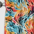 thumbnail image 4 of Designart "Prism Cheetah Whirl" Abstract Blackout Curtain Single Panel, 4 of 4