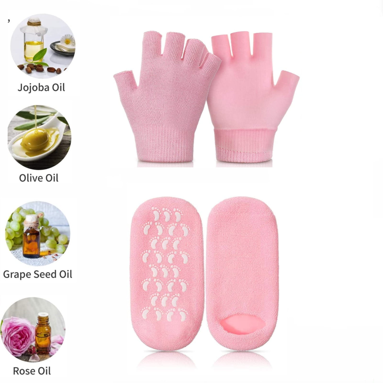 Moisturizing Gloves and Socks Silicone Gel Gloves Callus Remover
