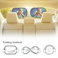 thumbnail image 5 of Yuyamidu Sea Turtle Sun Shade for Car Window Baby 2 Pack Car Window Shades for Side Window Heart Sunshade for Car Back Window Foldable Backseat Sun Visor for Car SUV Truck, 5 of 7