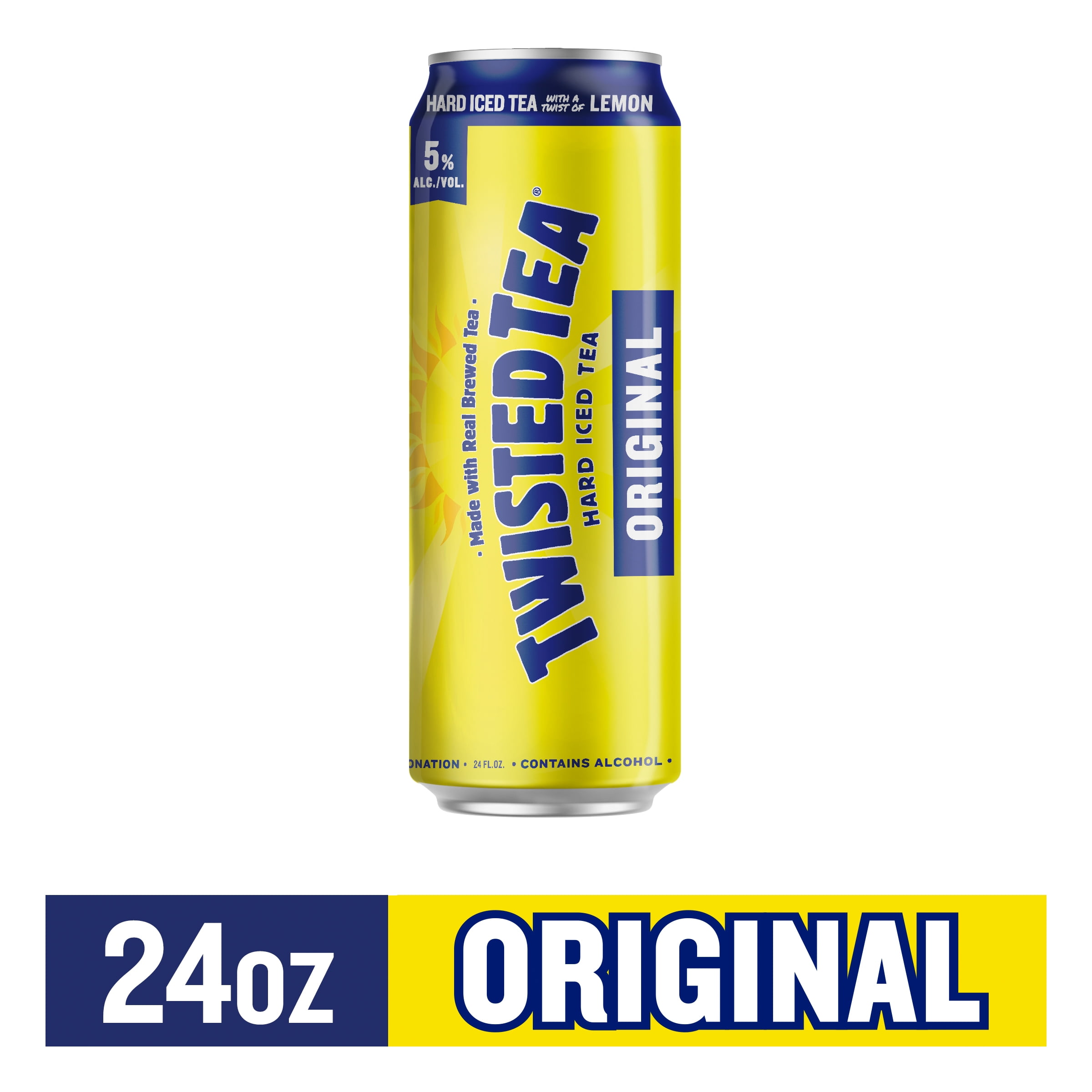Twisted Tea Original Hard Iced Tea Cocktail, 24 fl oz Twisted Tea Original Hard Iced Tea Cocktail, 24 fl oz