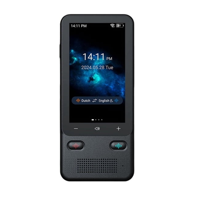 Traductor de Audio Portátil T18PRO, Traductor Inteligente de 138 Idiomas, Sin Conexión y en Tiempo Real, Traductor de Fotos con IA y Voz Inteligente