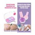 thumbnail image 3 of Juego De Maquillaje Real para Niñas Lavable Con Bolsa Maquillaje morado, 3 of 4