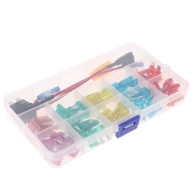 surtido de fusibles de coche Paquete de 75 adaptadores de fusibles para agregar un circuito, , medianos y , TAP ATM, APM, fusibles , coche, barco, camión, k Fanmusic surtido de fusibles de coche