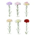 thumbnail image 4 of Simulation flower 8CM carnation single branch mother's day bouquet flower basket, 4 of 8