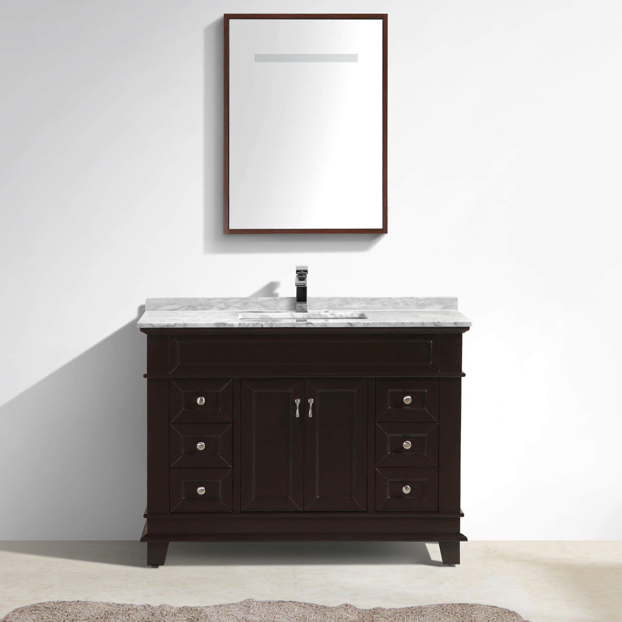 Castillo Series 48 Inch Free Standing Single Sink Classic ...