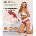 thumbnail image 7 of CF Womens Modal Underwear No Show Hipster Panties for Women Pack Full Coverage Workout Briefs Comfy Soft Smooth Ladies Gym Sports Undies(5D,XL), 7 of 7