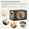 thumbnail image 5 of Love and Peace Sign Storage Bins with Handle Fabric Organizer Basket Foldable Box 1 Pack 14.2x10.2x8.3, 5 of 8