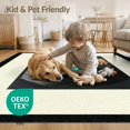 thumbnail image 4 of ODIKA 2'x3' Washable Doormat Record Vintage Vinyl Music Abstract Grooves Bold Border Shaped for Entryway, Kitchen, Laundry Room, Non-Slip, Low Pile, 4 of 7