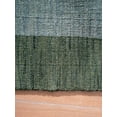 thumbnail image 2 of Rugsotic Carpets Hand Knotted Loom Wool 6'x6' Contemporary Square Area Rug Green L00201, 2 of 3