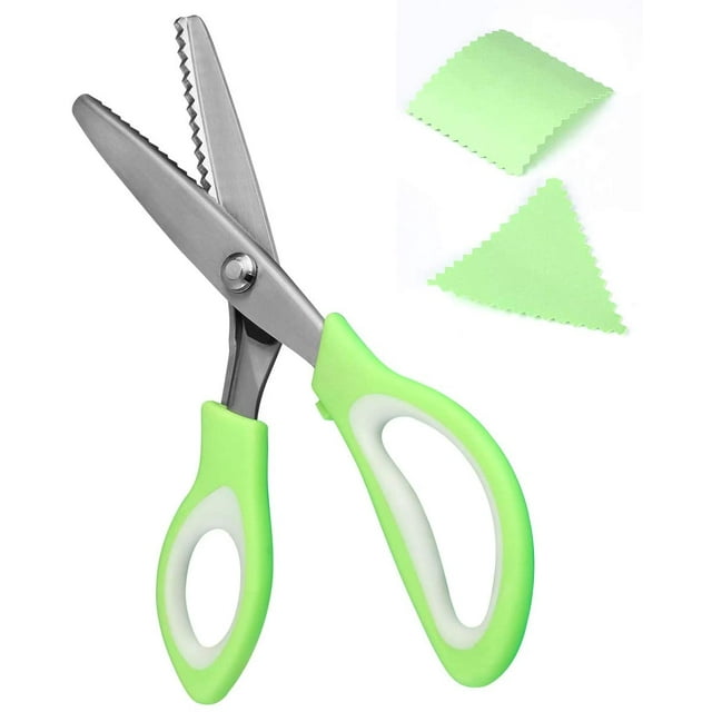 Pinking Shears for Fabric, Stainless Steel Zigzag Fabric Scissor