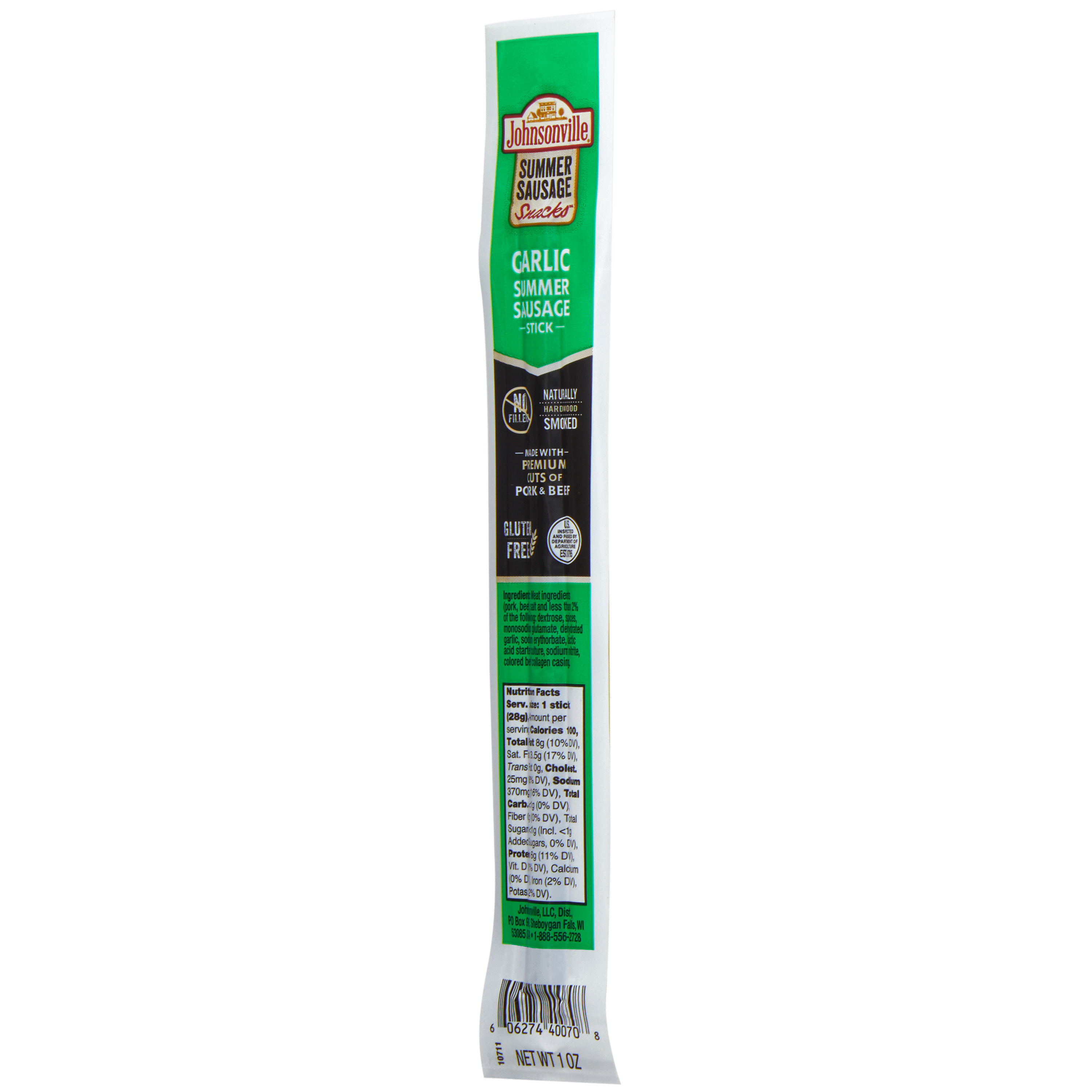 Buy Johnsonville Garlic Summer Sausage 1oz Sticks, 24count Online at Lowest Price in India