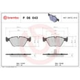 thumbnail image 4 of Brembo Brake Pad P06043 FMSI Number D946-7592; Low-Metallic; Set Of 4, 4 of 4