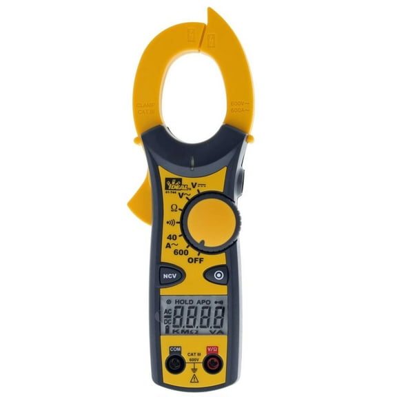 Ideal Industries Clamp-Pro Meter 600 Amp Ac With Ncv