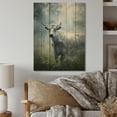 thumbnail image 2 of Designart "Cow silence I" Animals Print on Natural Pine Wood, 2 of 5