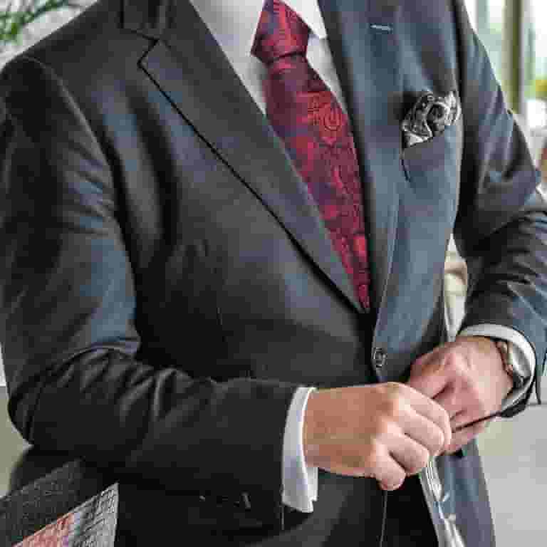 1着でも送料無料 with 4 of Set Necktie Men's Walmart Matching Squares Pocket Clothing