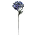 thumbnail image 2 of Artificial Perennial Sweet Alyssum Flower Stem 14In Fake Ball Flower for Home Wedding Vase Floral Arrangement Decor (Blue), 2 of 9