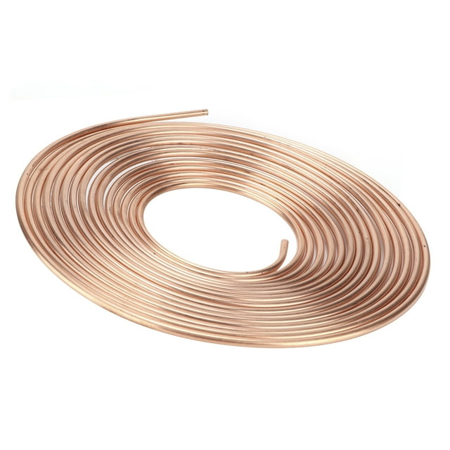Brake Line, Reliability Brake Pipe Coil 25ft For Hydraulic Braking Systems Fuel Systems Transmission Systems Gold,Silver