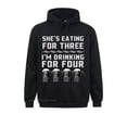 thumbnail image 2 of Ella está comiendo por tres, yo estoy bebiendo por cuatro Sudaderas con capucha de otoño acogedoras con estampado 3D para hombre, ropa deportiva divertida, sudaderas para mujer, 2 of 4