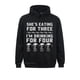 thumbnail image 2 of Ella está comiendo por tres, yo estoy bebiendo por cuatro Sudaderas con capucha de otoño acogedoras con estampado 3D para hombre, ropa deportiva divertida, sudaderas para mujer, 2 of 5