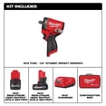 thumbnail image 2 of Llave de impacto Milwaukee M12 FUEL Stubby 1/2 Kit, 2 of 7
