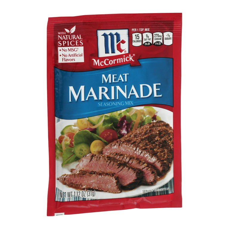 McCormick Meat Marinade Seasoning Mix, 1.12 Oz 