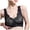 Black, variant on NIEWTR Seamless Front Closure Jelly Bras for Women No Underwire | Full Coverage, Daisy Bras for Older Women, Push Up, Back Smoothing, Wide Fixed Straps(Mint Green,L)
