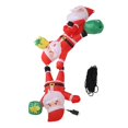 thumbnail image 2 of Papá Inflable De 8.2 Pies, Muñeco De Nieve Inflable De Navidad, Decoración Al Aire Libre, Decoración De Navidad Colgante Con Luz LED Para Césped Al Aire Libre, Entrada, 2 of 7