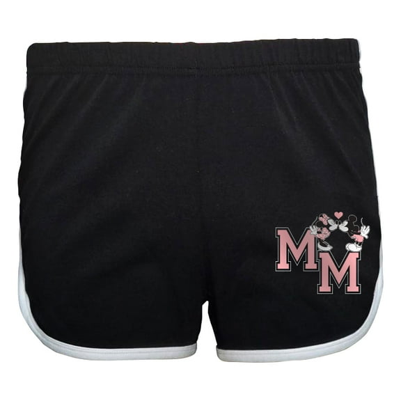Disney Mickey & Minnie Kiss Junior Dolphin Short, S-XL (Women's)