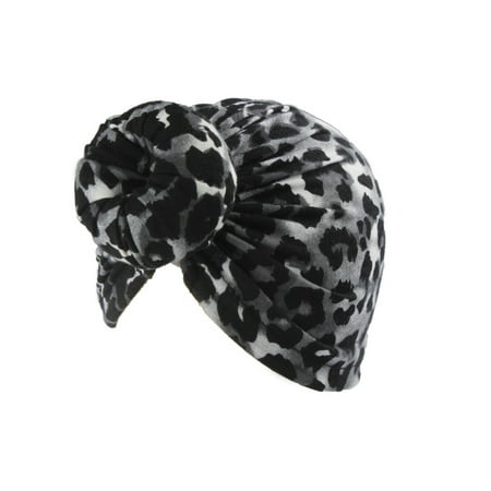 

Baby Solid Hat Cap Beanie Leopard Print Headband Hair Headwear Winter Baby Hats