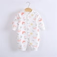 thumbnail image 2 of DHFJKG Baby Newborn Jumpsuits Girls Boys Animals Printed Long Sleeve Crewneck Romper Jumpsuit Lightweight Clothes Spring Autumn Winter Cute One-Pieces, 2 of 3