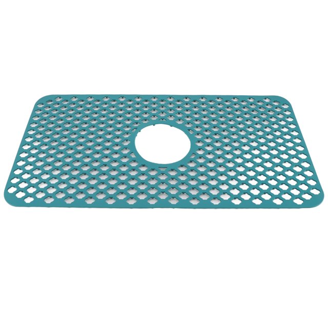 Large Silicone Sink Mat Protector, Non Slip, Reusable And Durable, Easy To Clean, Kitchen Sink Guard, Raised Feet, Fits Most Bowl Sink, Multifunctional