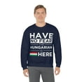 thumbnail image 5 of Have No Fear The Hungarian here Hungary Pride Unisex Sweatshirt, S-2XL, 5 of 9