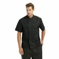 thumbnail image 2 of Toptie 3 Pack Men & Women Short Sleeve Chef Coat Jacket-SET5-S, 2 of 5