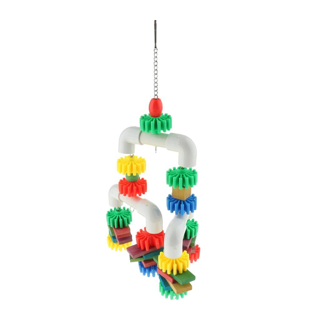 Bvdfgk Bird Swing - Plastic Conure Toys Bird Cage Swing Hanging Toy for Small Birds (1