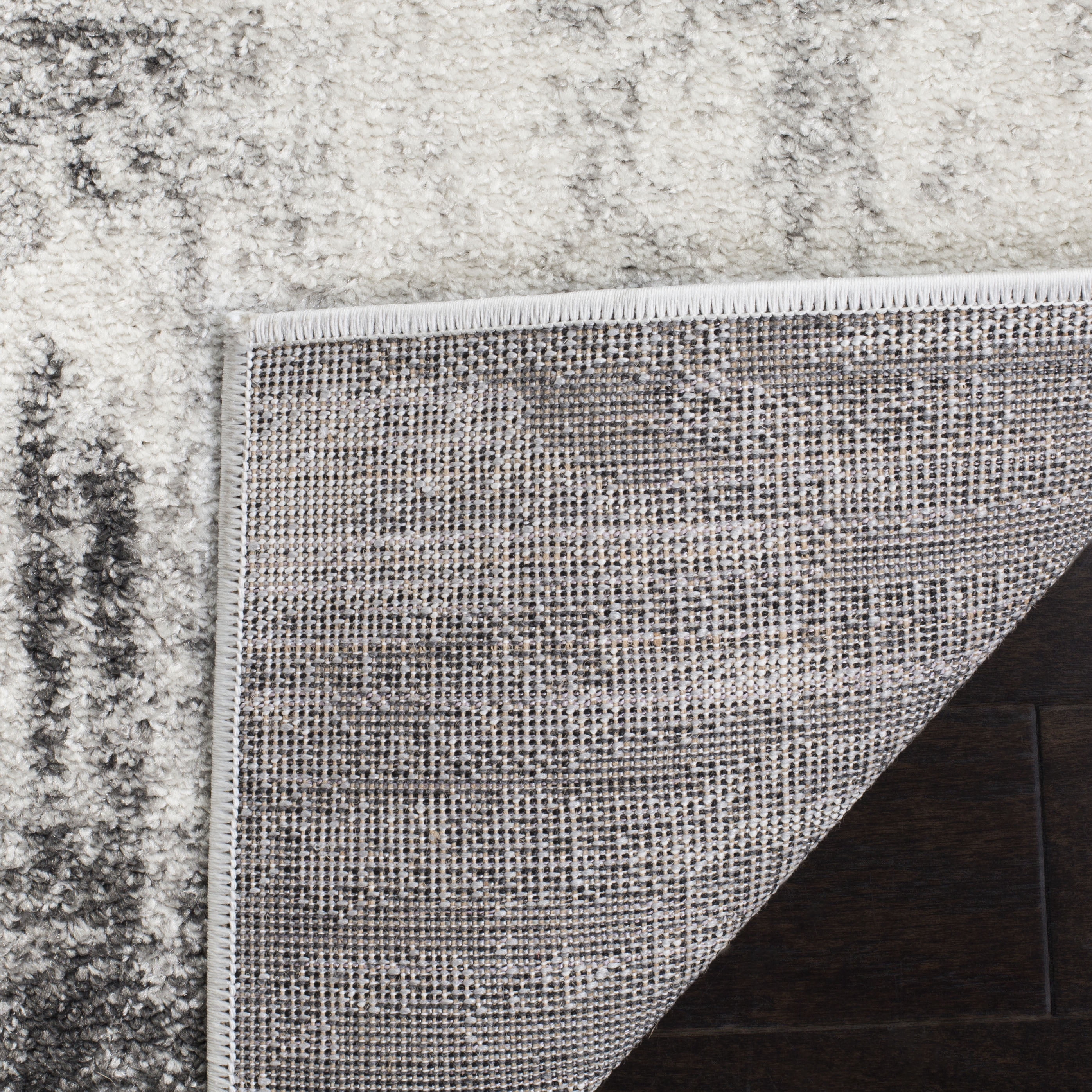 SAFAVIEH Adirondack Matilda Abstract Area Rug, Ivory/Grey, 4' x 6'