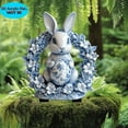 thumbnail image 4 of Uiz Merueh Mini Patio Decor Clearance Under $10 Bunny Garden Statue Garden Statues, Patio, Lawn Ornament, Gardening Gifts for Women for Housewarming, 4 of 9