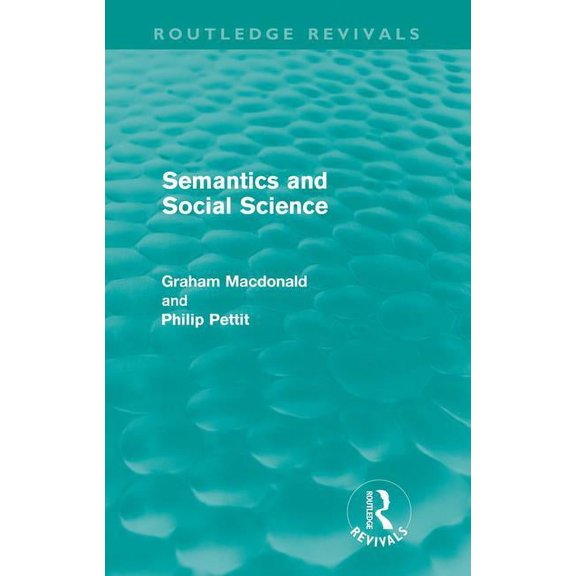 Routledge Revivals Semantics and Social Science, (Paperback)