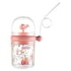thumbnail image 1 of Botella de agua para pequeños Zulema con dibujos animados de ventosa de paja Rosado, 1 of 7
