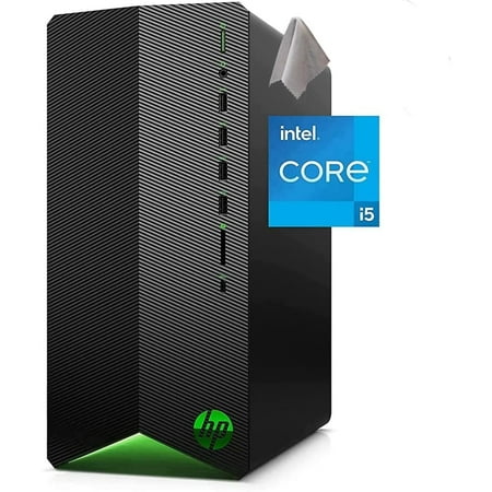 HP Pavilion Gaming Desktop, 11th Gen Intel Core i5-11400F (6 Cores, up to 4.4GHz, Beat i7-9700K), 32GB DDR4 RAM, 2TB PCIe SSD, NVIDIA GeForce GTX 1650, WiFi, Bluetooth, JAWFOAL Accessories