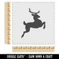 thumbnail image 2 of Flying Jumping Reindeer Silhouette Christmas DIY Cookie Wall Craft Stencil - 9.0 Inch, 2 of 5