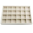 thumbnail image 3 of serony Rings Earrings Jewelry Display Organizer Tray Holder 24 Grids Tray, 3 of 7