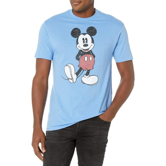 Camiseta Disney Mickey Mouse con aspecto desgastado para hombre - Azul