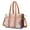Pioneer Flower Floral, variant on Teacher Tote Bag,Pioneer Flower Floral Print Pattern Teacher Utility Tote Bag,Large Work Tote Bags for Women with Multiple Pockets,Top Zipper Closure,13.8x10.6x6.7 Inch