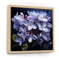 thumbnail image 2 of Designart "Whispers Of Nocturnal Lilac Blossoms" Lilacs Floater Framed Wall Art Prints, 2 of 5