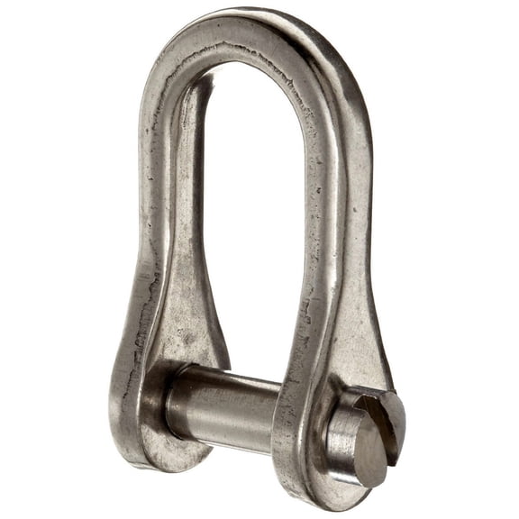 Ronstan Standard Dee Slotted Pin Shackle - 5/32" Pin - 1/2"L x 5/16"W [RF615A]